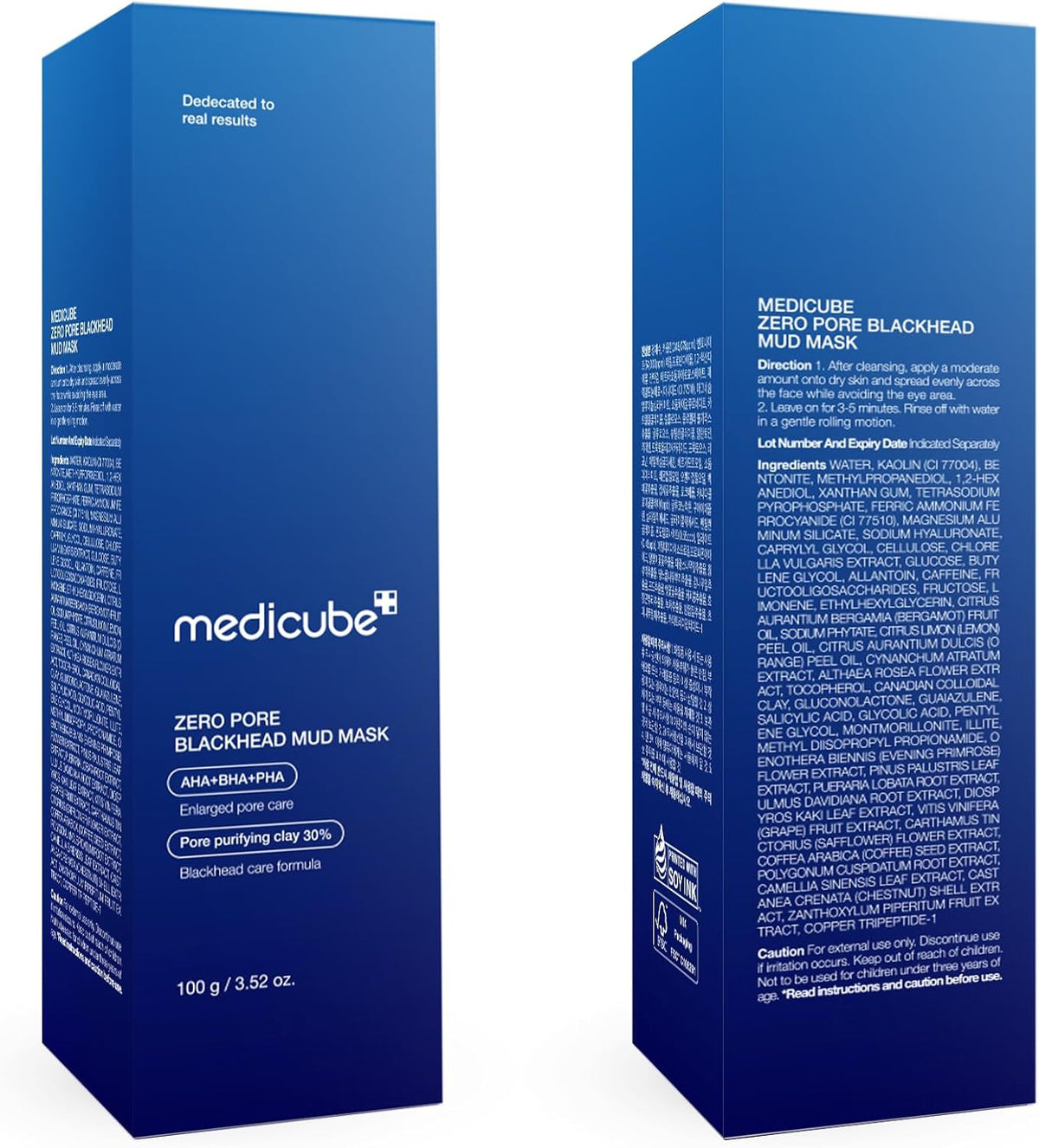 Zero Pore Blackhead Mud Mask - Cleansing and Gentle Exfoliation for Pore Care