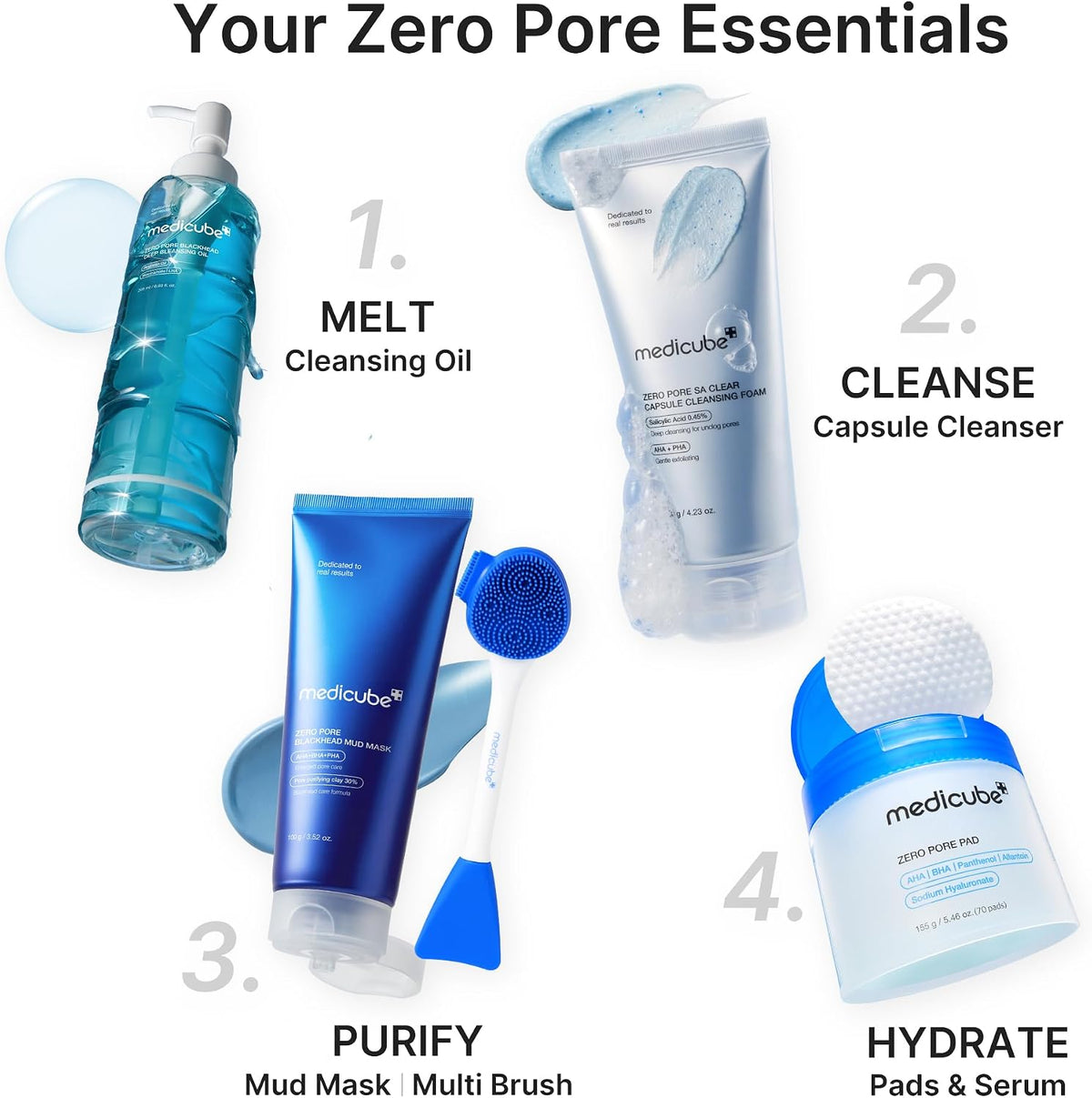 Zero Pore Blackhead Mud Mask - Cleansing and Gentle Exfoliation for Pore Care