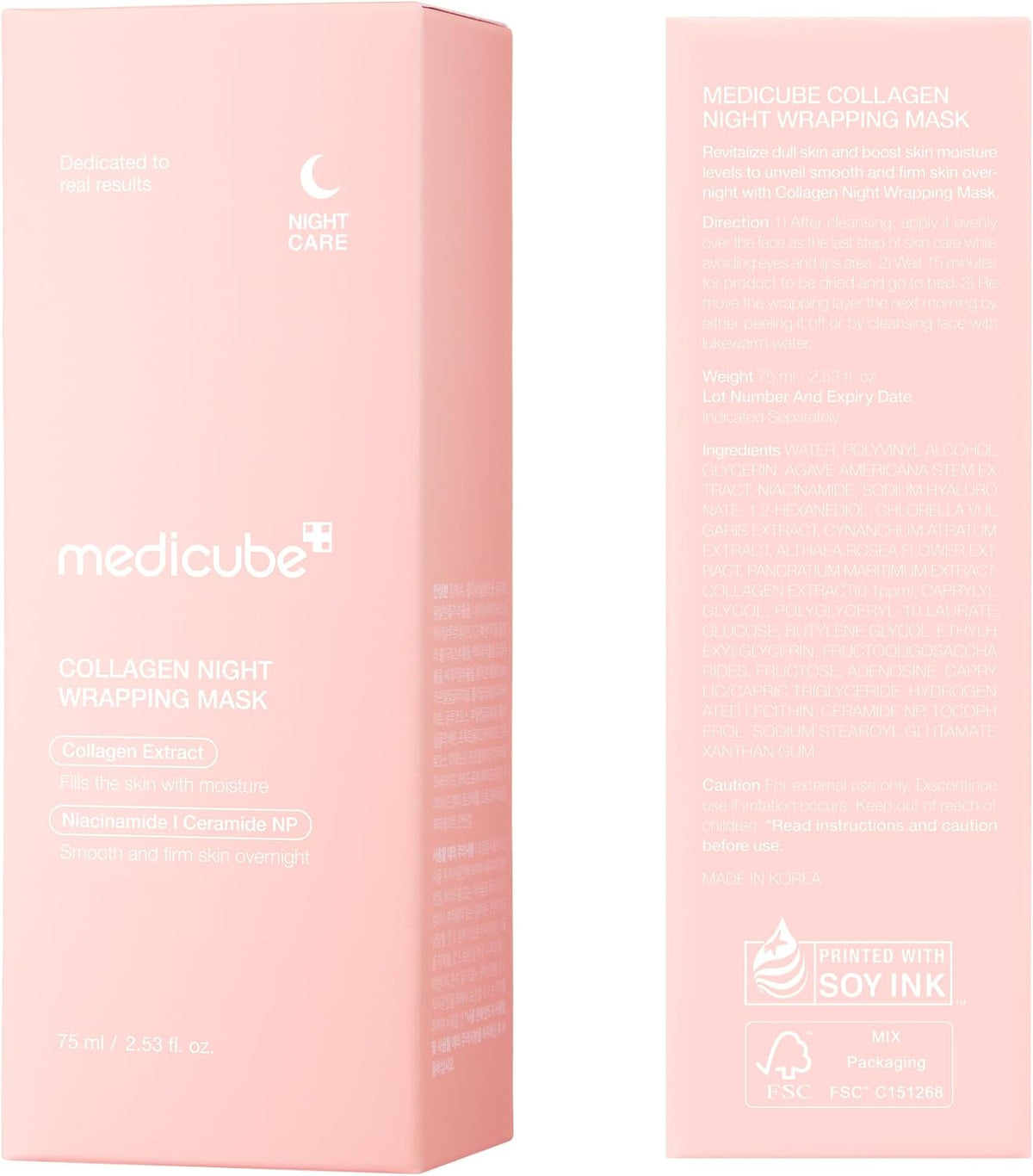 Overnight Collagen Wrapping Mask – Firming Peel-Off Care