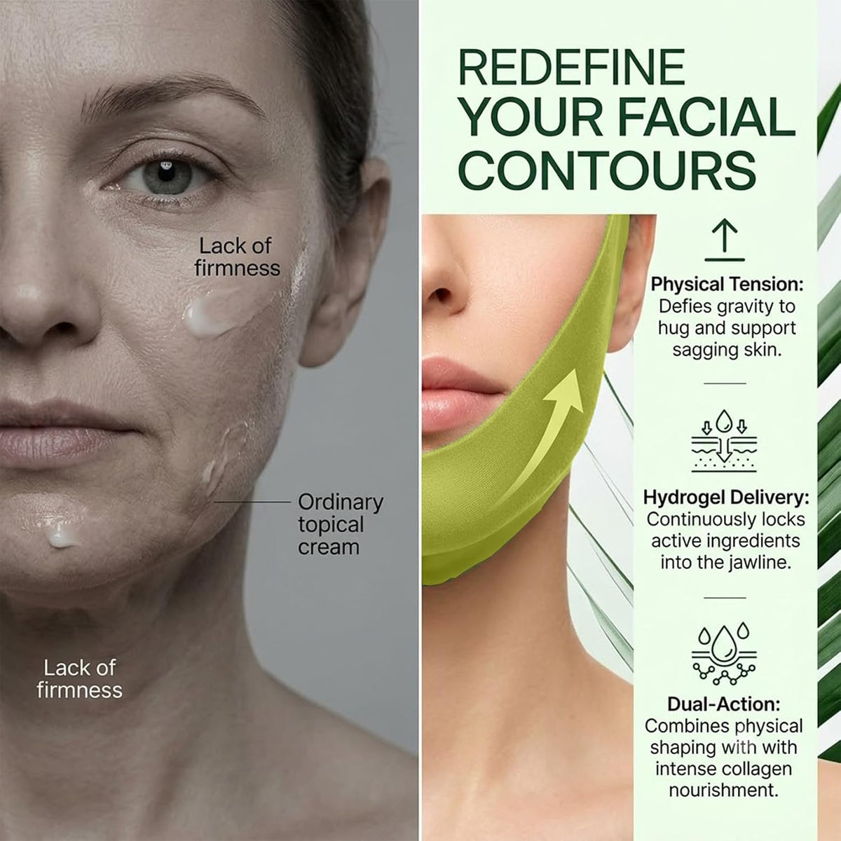 Cactus Collagen V-Line Firming Mask – Chin Lifting Band