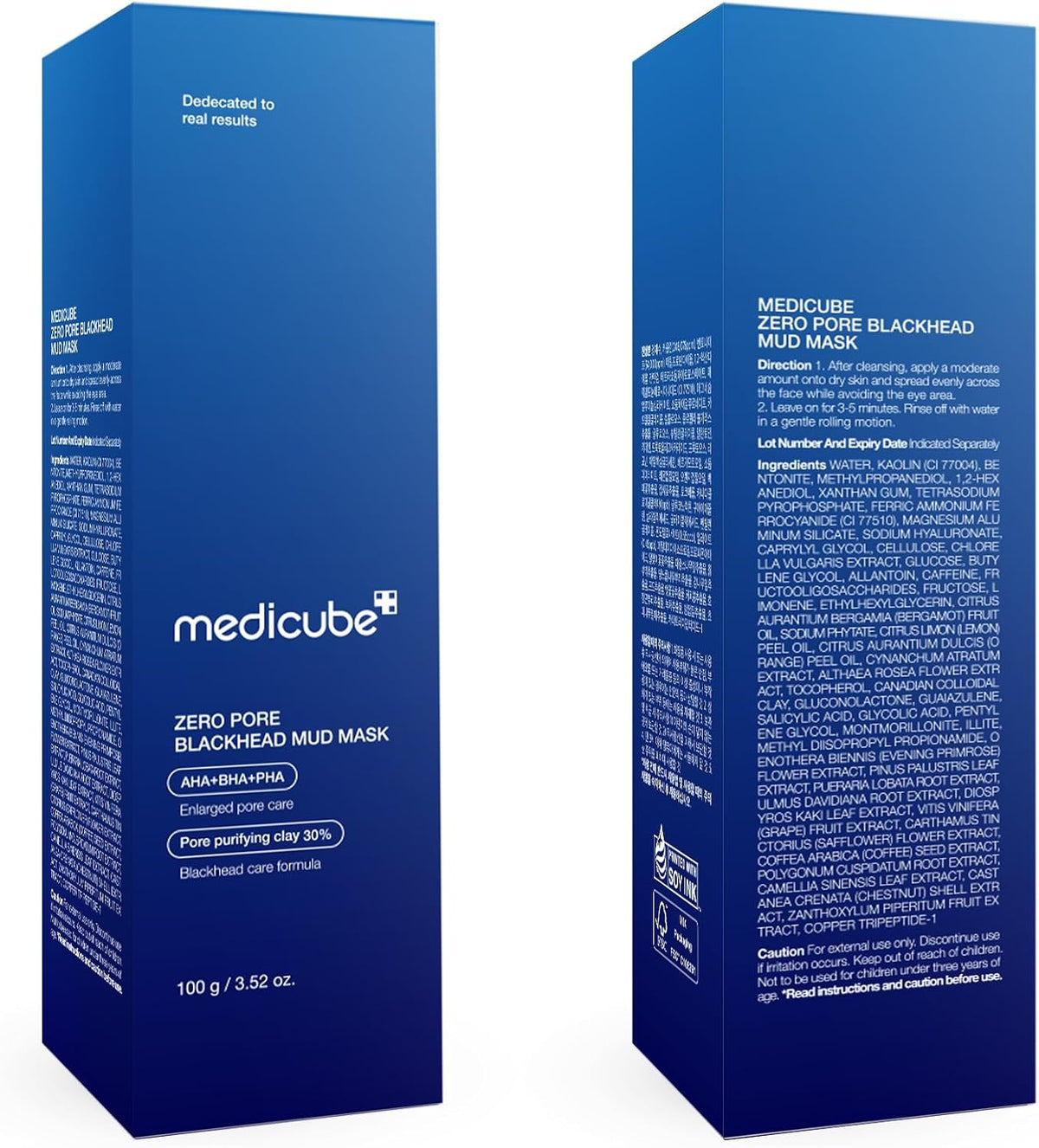 Zero Pore Blackhead Mud Mask – 3-Min Pore Cleanse