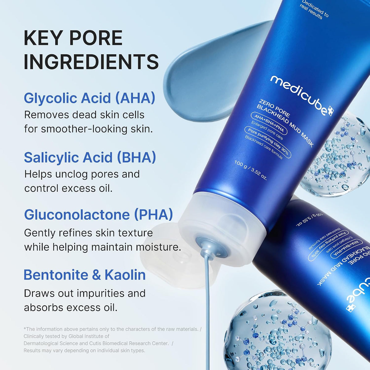 Zero Pore Blackhead Mud Mask - Cleansing and Gentle Exfoliation for Pore Care