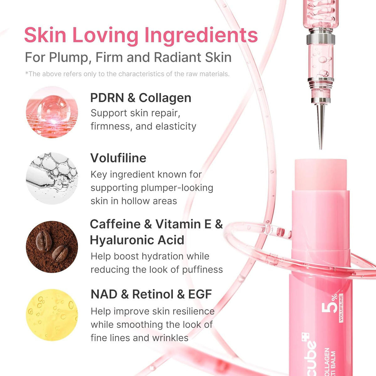 PDRN Pink Collagen Volume Multi Balm Stick for Face & Body