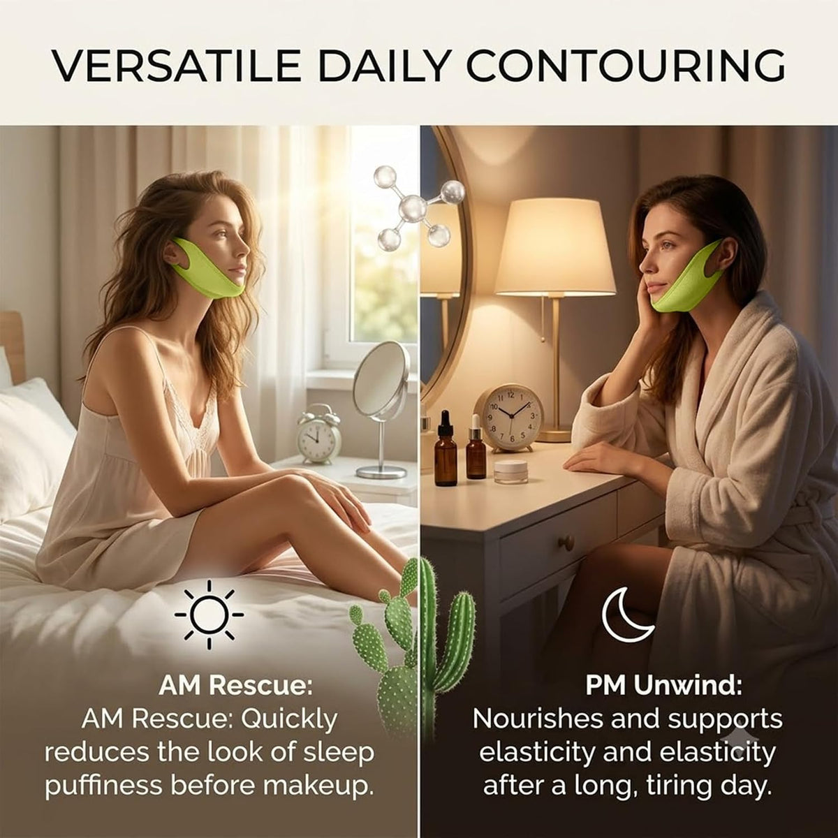 Cactus Collagen V-Line Firming Mask – Chin Lifting Band