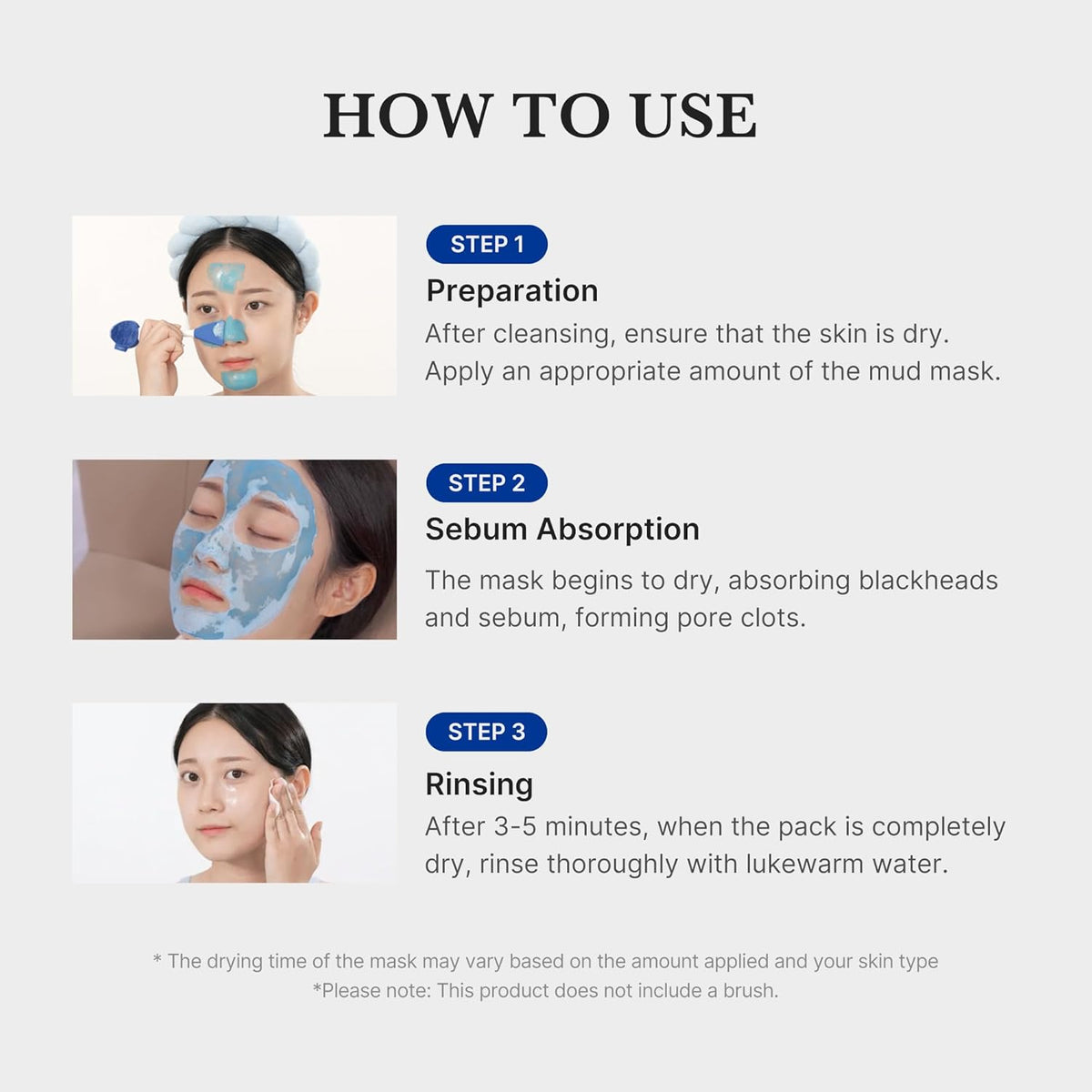 Zero Pore Blackhead Mud Mask – 3-Min Pore Cleanse