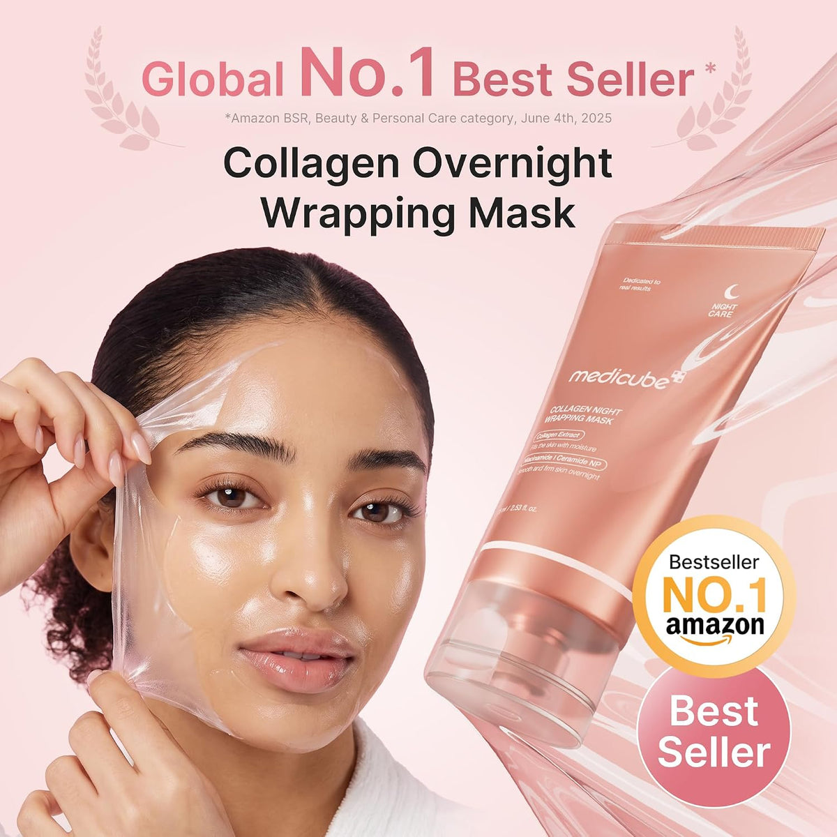 Overnight Collagen Wrapping Mask – Firming Peel-Off Care