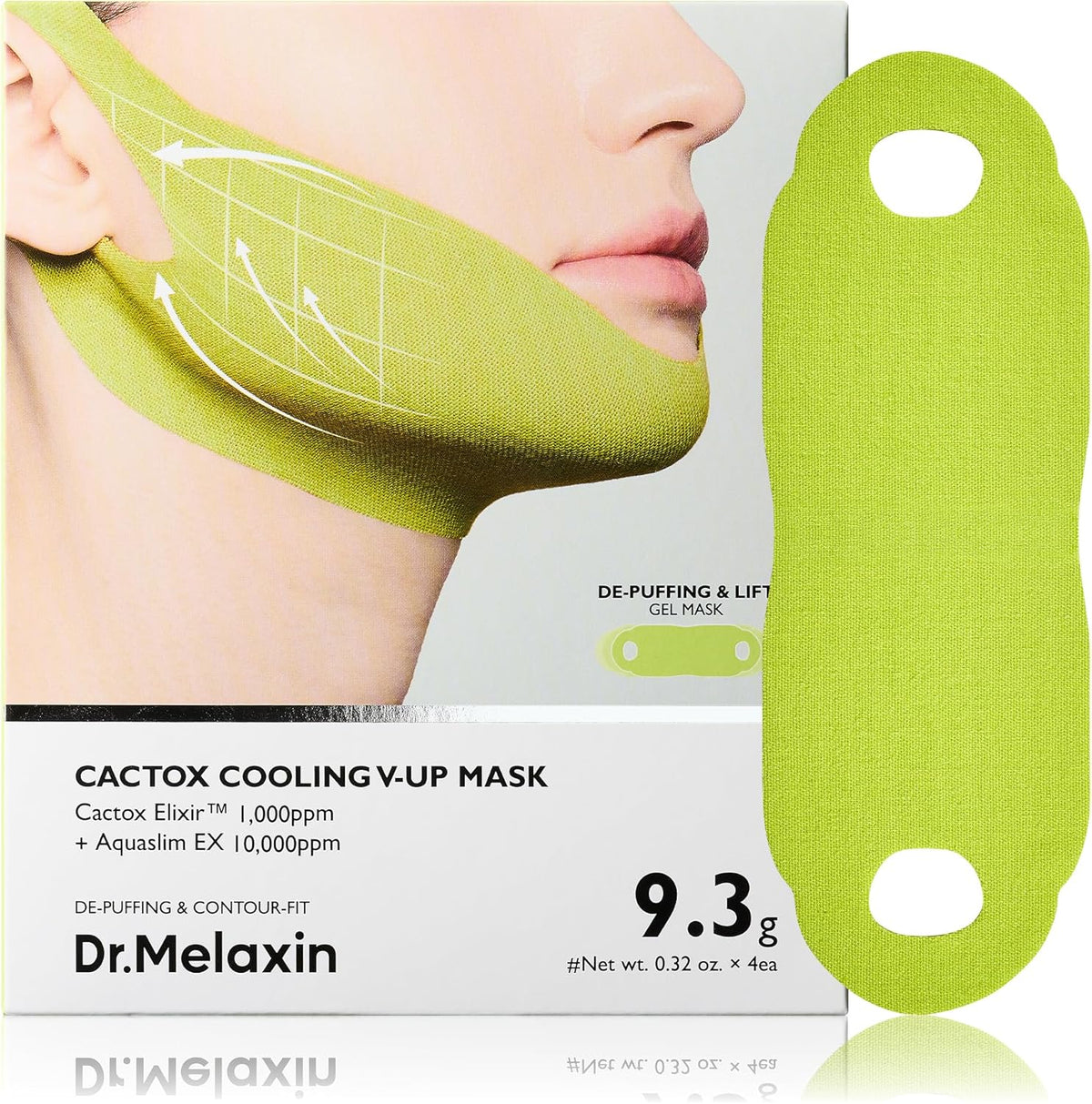 Cactox V-Lifting Mewing Band with Cactus Extract for Cooling, Puffiness Reduction, and Pore Tightening for Enhanced Skin Repair